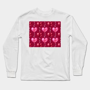 Heart Balloons Long Sleeve T-Shirt